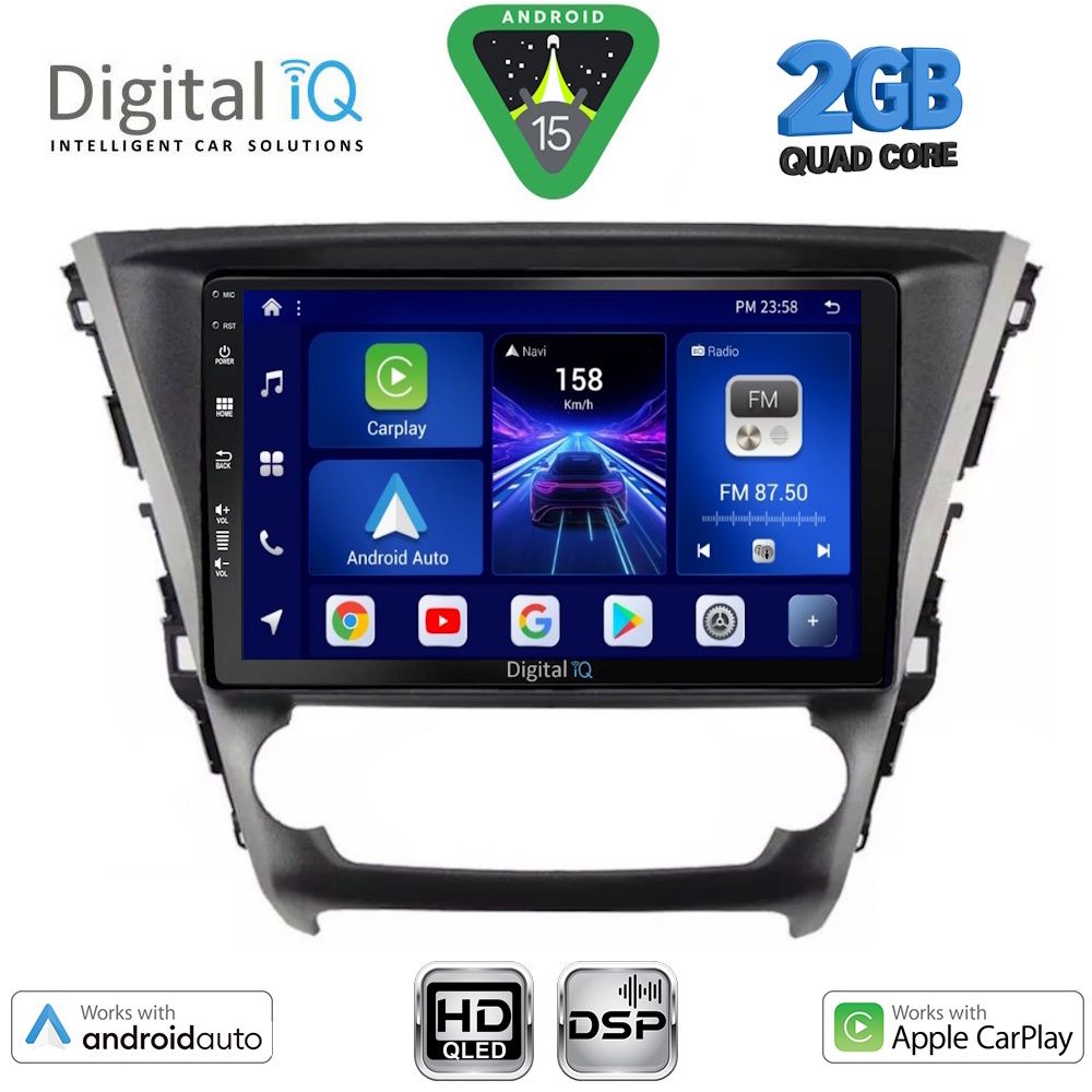 Βλησαρούλης Car Center - DIGITAL IQ BXC 3706_CPAA (10inc) MULTIMEDIA TABLET for TOYOTA AVENSIS mod. 2016-2019