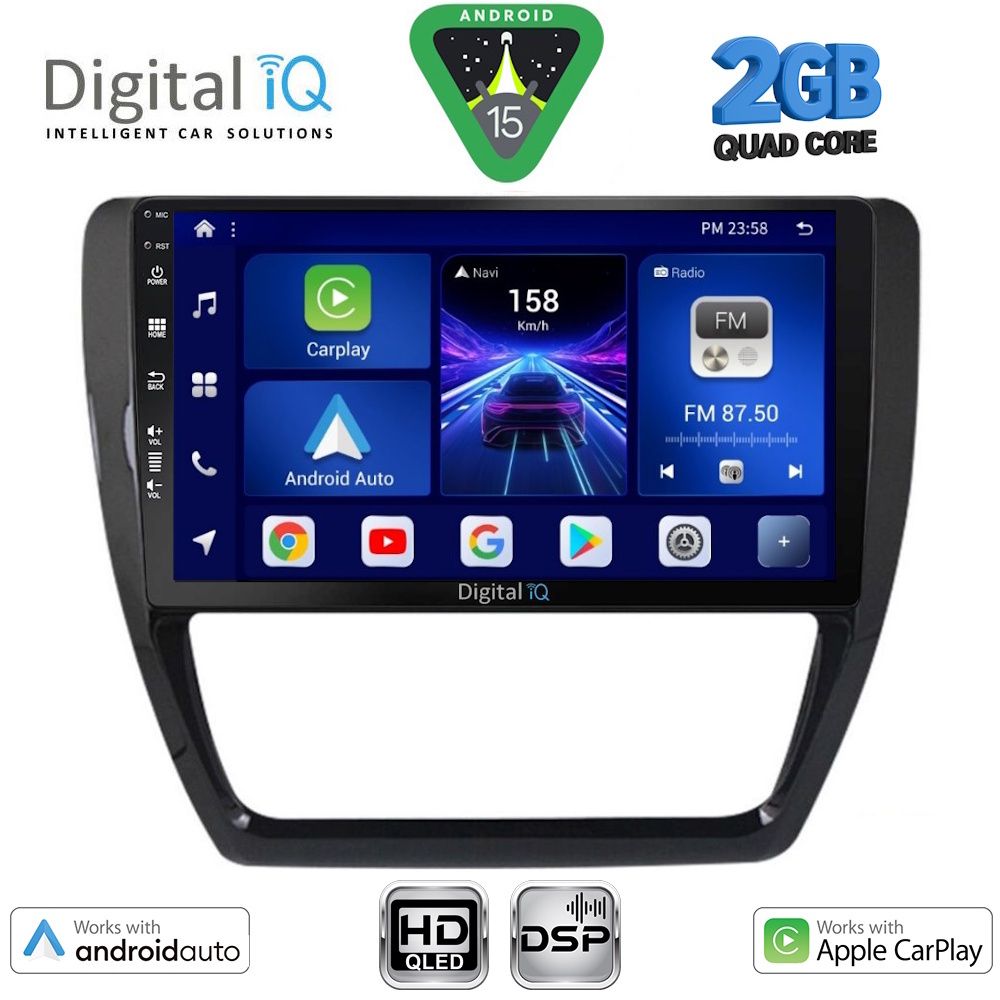 Βλησαρούλης Car Center - DIGITAL IQ BXC 3741_CPAA (10inc) MULTIMEDIA TABLET for VW JETTA mod. 2010-2016
