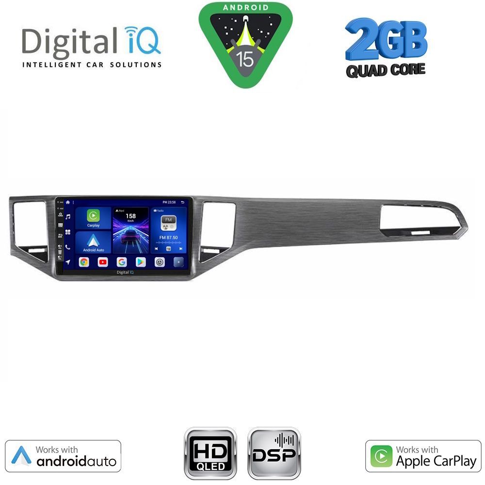 Βλησαρούλης Car Center - DIGITAL IQ BXC 3745_CPAA (SL) (10inc) MULTIMEDIA TABLET for VW GOLF SPORTSVAN mod. 2014-2021