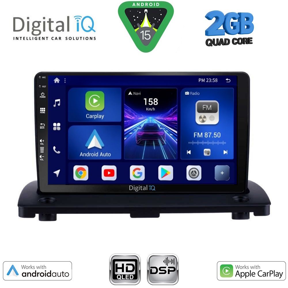 Βλησαρούλης Car Center - DIGITAL IQ BXC 3789_CPAA (9inc) MULTIMEDIA TABLET for VOLVO XC90 mod. 2002-2014