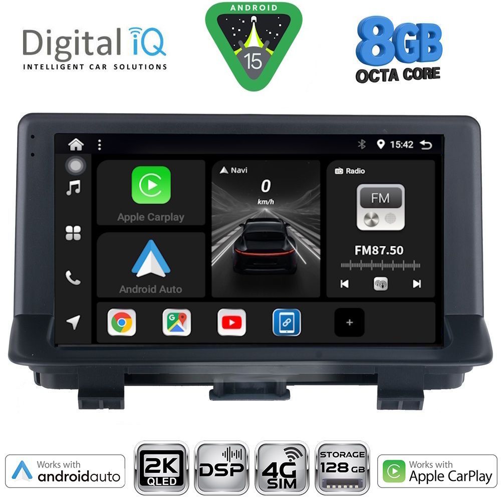 Βλησαρούλης Car Center - DIGITAL IQ BXF 11012_CPAA (9inc) MULTIMEDIA TABLET for AUDI Q3 mod. 2012-2018 (High Version)
