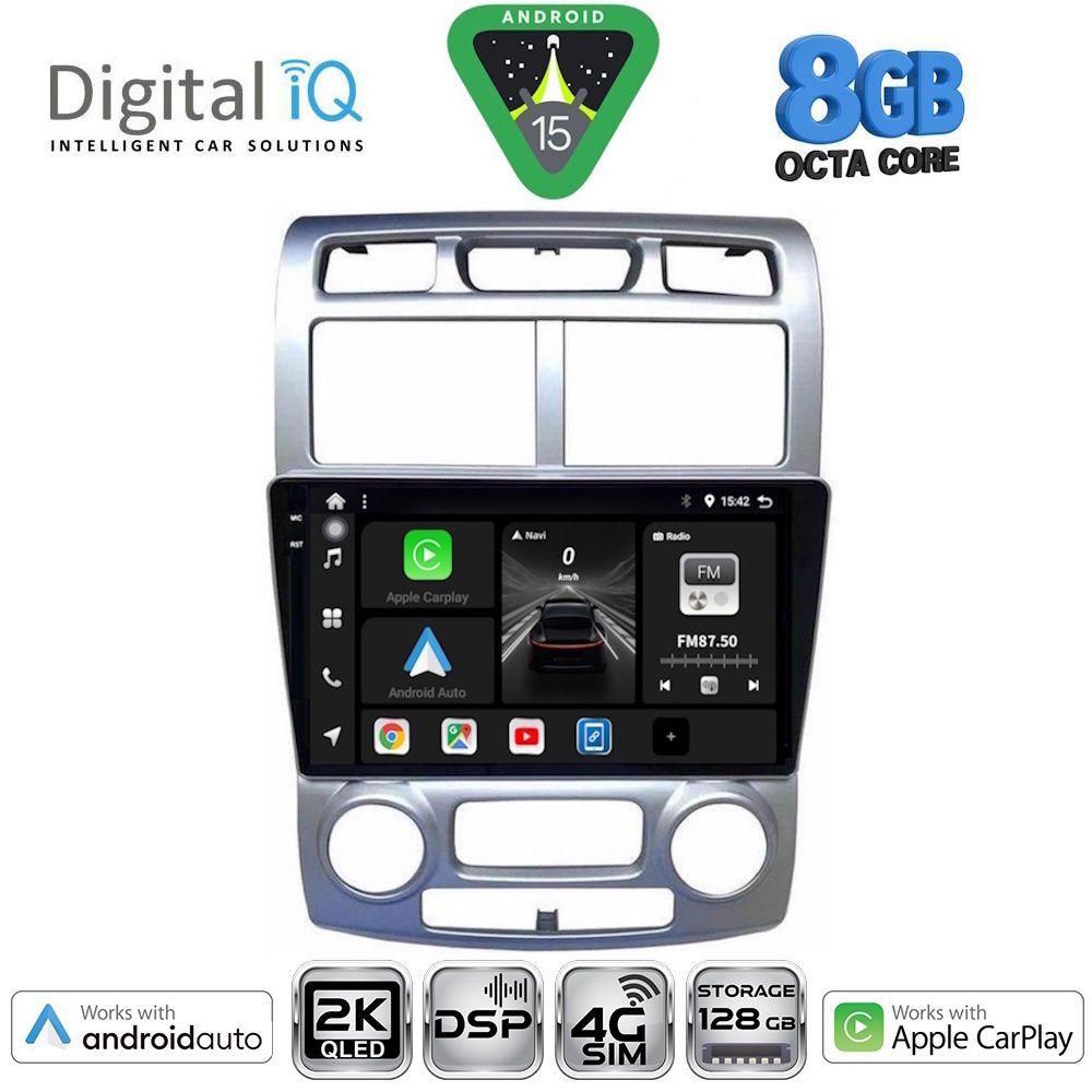 Βλησαρούλης Car Center - DIGITAL IQ BXF 11324SL_CPAA (CLIMA) (9inc) MULTIMEDIA TABLET for KIA SPORTAGE mod. 2004-2010