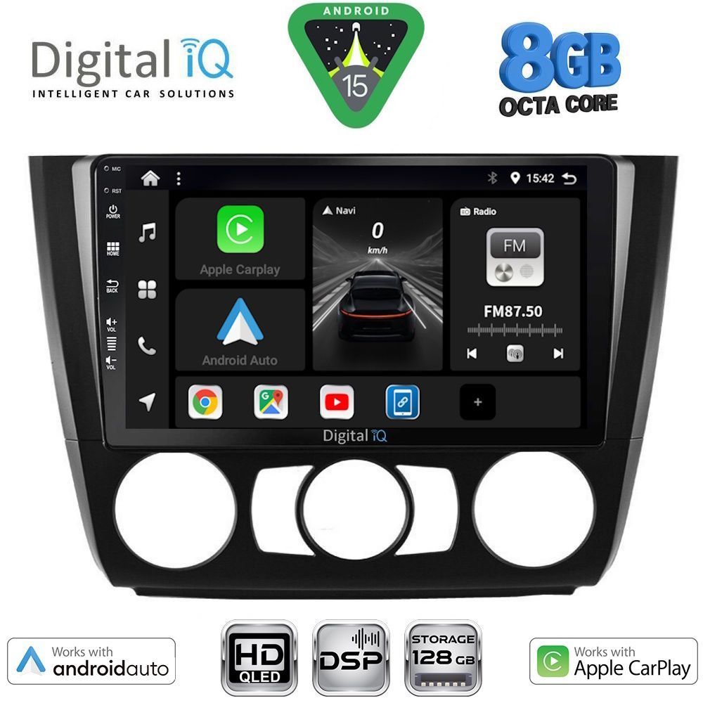 Βλησαρούλης Car Center - DIGITAL IQ BXF 7040_CPAA A/C (9inc) MULTIMEDIA TABLET for BMW S.1 (E81-82-87-88) mod. 2004-2013