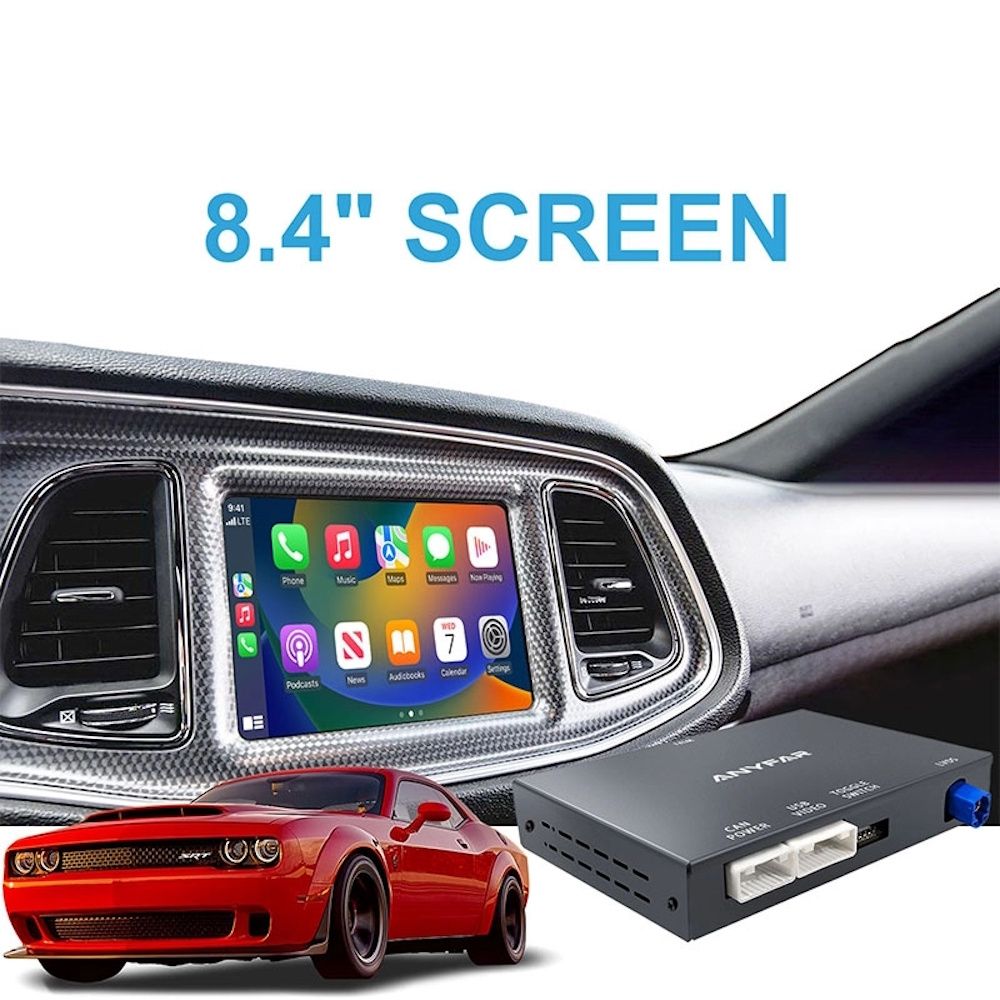 Βλησαρούλης Car Center - DIGITAL IQ DZ 201Q CPA (WIRELESS CARPLAY / ANDROID AUTO BOX with 2 CAMERA IN for DODGE mod. 2011-2017 with 8.4'' screen)