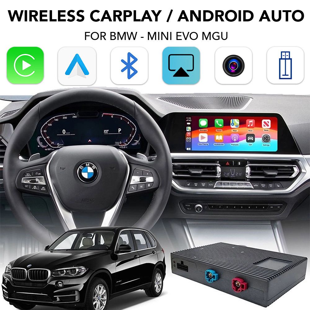 Βλησαρούλης Car Center - DIGITAL IQ BM 506F CPAA (WIRELESS CARPLAY / ANDROID AUTO BOX for BMW - MINI with EVO-MGU)