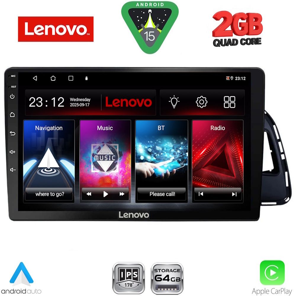 Βλησαρούλης Car Center - LENOVO LVD 2015_CPA (10inc) MULTIMEDIA TABLET for AUDI Q5 mod. 2010-2018
