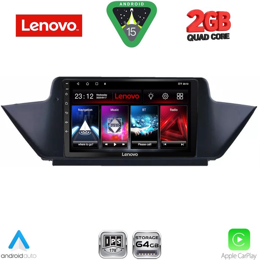Βλησαρούλης Car Center - LENOVO LVD 2056_CPA (10inc) MULTIMEDIA TABLET for BMW X1 mod. 2009-2015