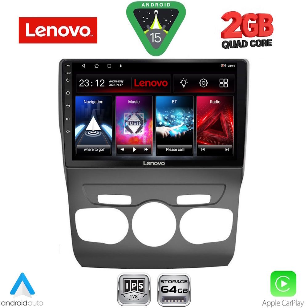 Βλησαρούλης Car Center - LENOVO LVD 2085_CPA (10inc) MULTIMEDIA TABLET for CITROEN C4 -DS4 mod. 2011-2018