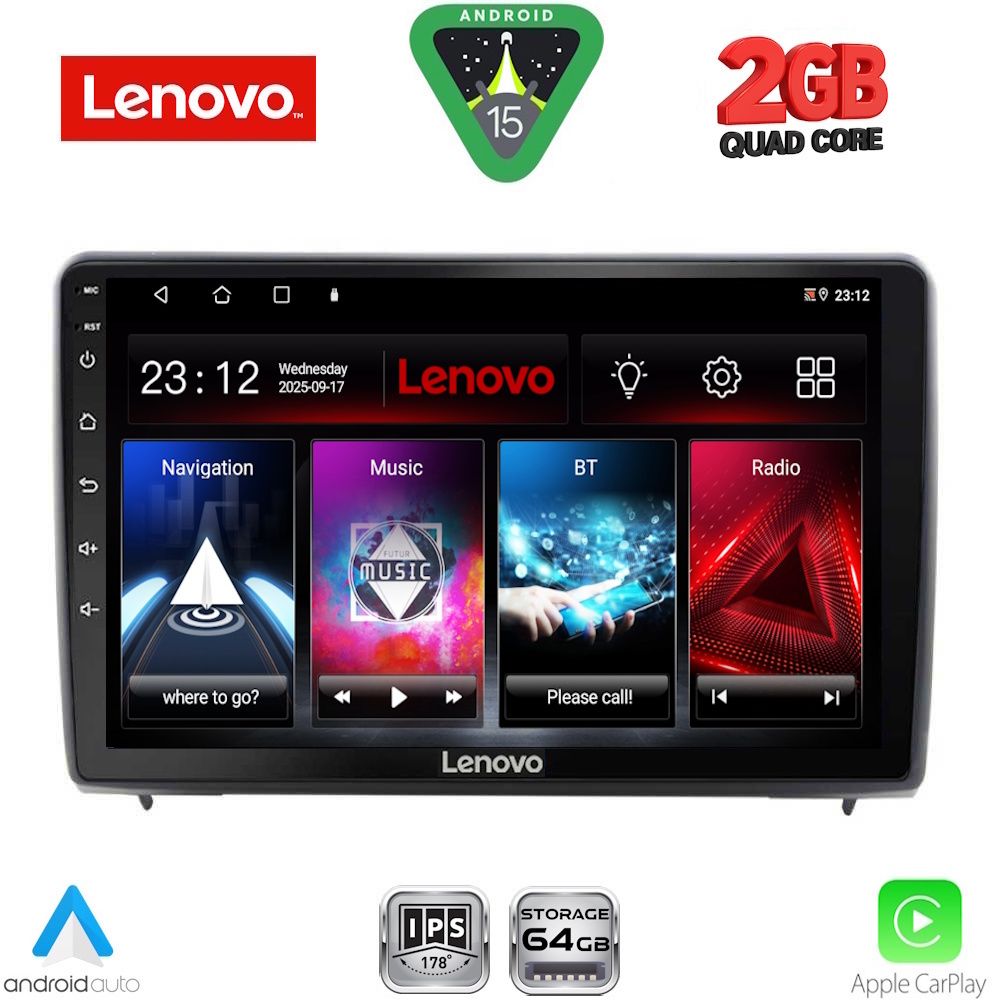 Βλησαρούλης Car Center - LENOVO LVD 2151_CPA (10inc) MULTIMEDIA TABLET for FORD ECOSPORT  mod. 2018-2023