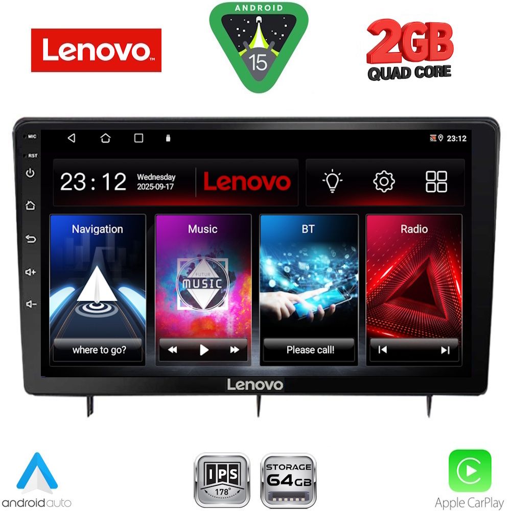 Βλησαρούλης Car Center - LENOVO LVD 2192_CPA (10inc) MULTIMEDIA TABLET for HONDA CIVIC mod. 2022-2026