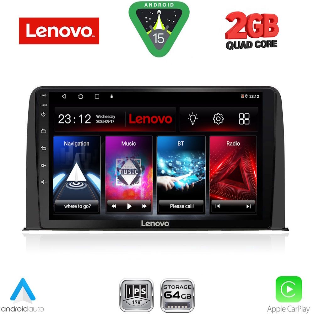 Βλησαρούλης Car Center - LENOVO LVD 2199_CPA (10inc) MULTIMEDIA TABLET for HONDA CRV mod. 2017-2022