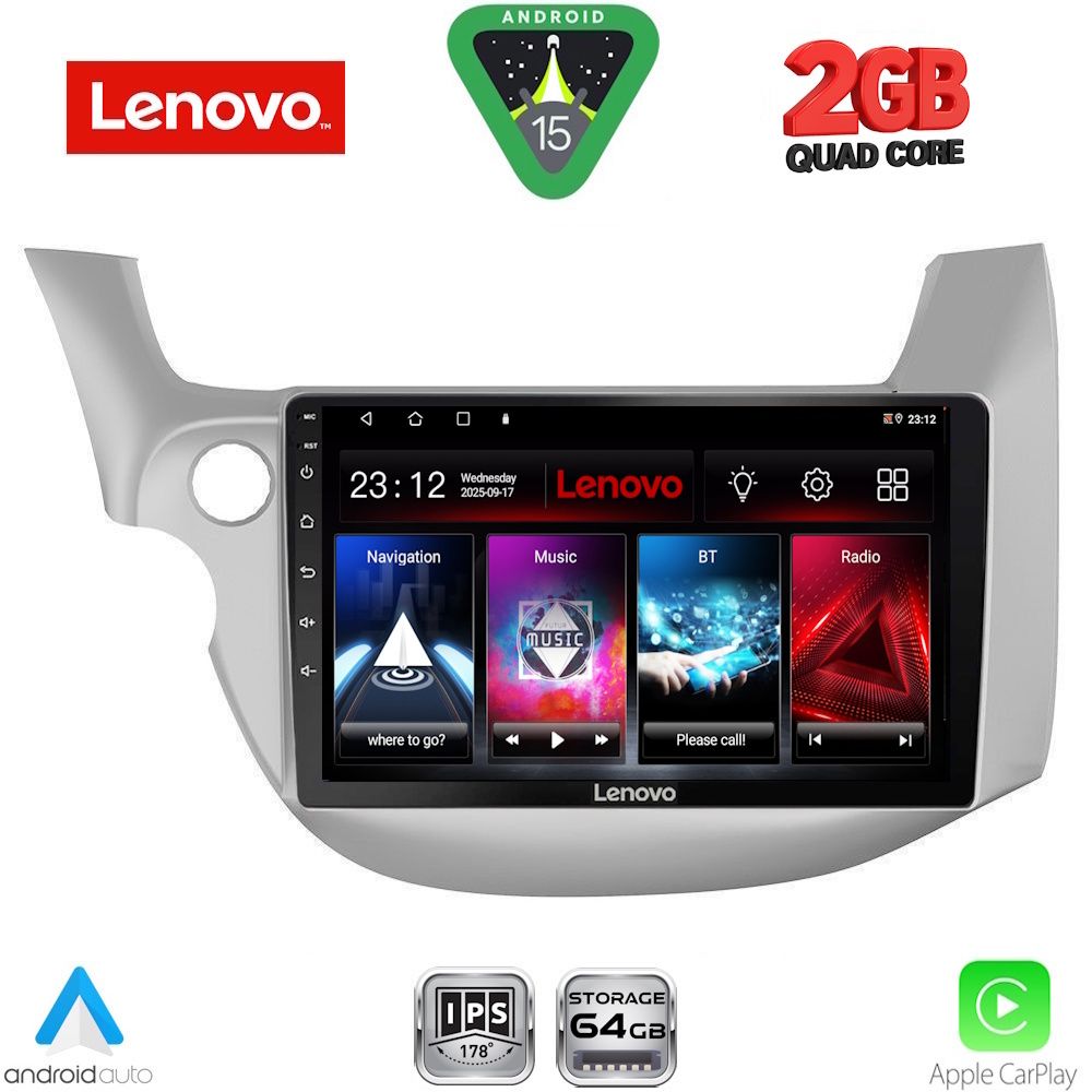 Βλησαρούλης Car Center - LENOVO LVD 2211_CPA (10inc) MULTIMEDIA TABLET for HONDA JAZZ mod. 2008-2012