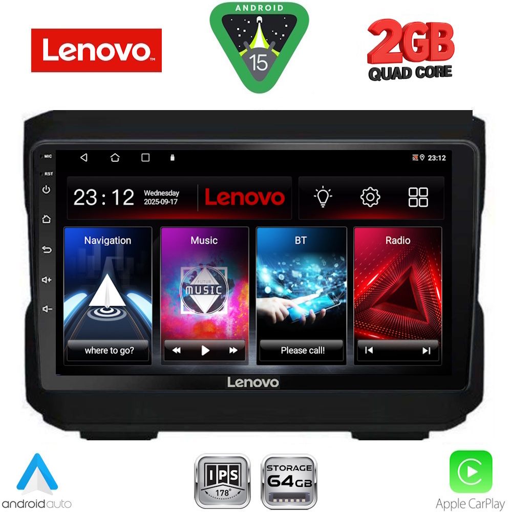 Βλησαρούλης Car Center - LENOVO LVD 2272_CPA (10inc) MULTIMEDIA TABLET for JEEP mod. 2007-2014 – DODGE mod. 2007>