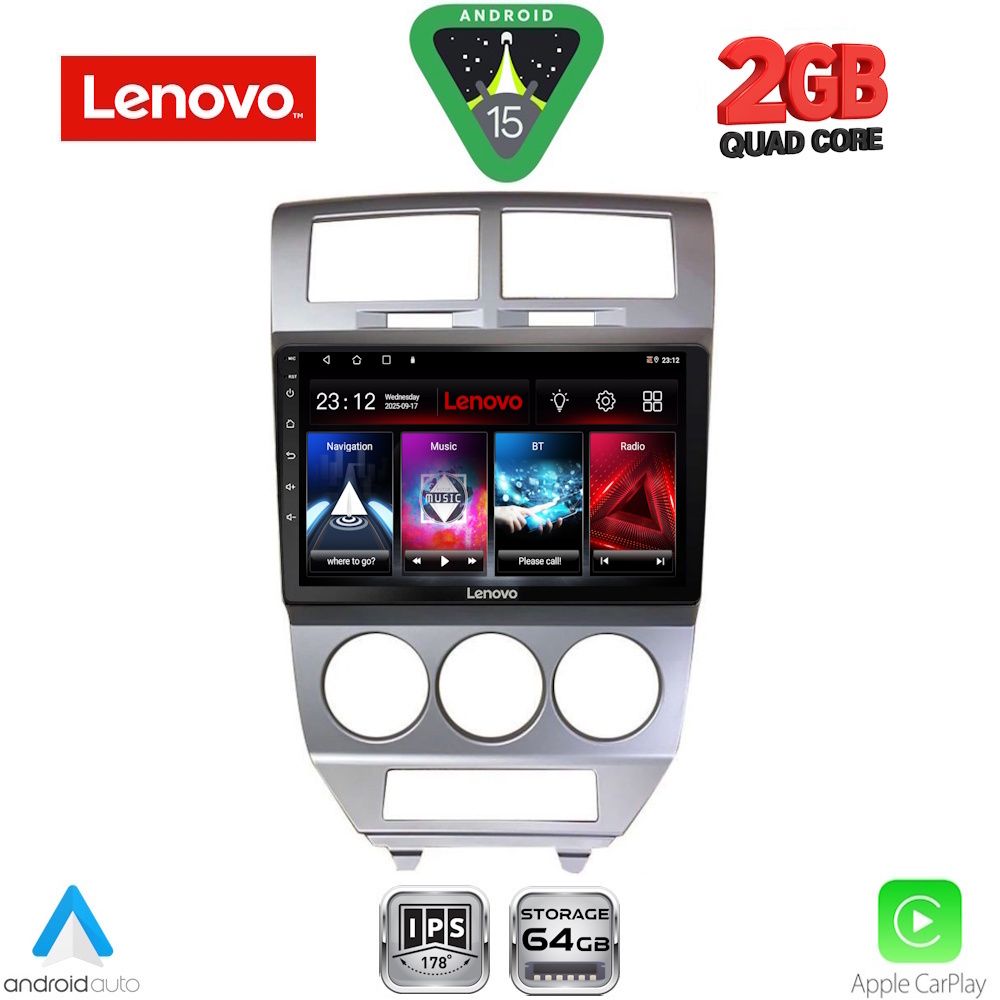 Βλησαρούλης Car Center - LENOVO LVD 2275_CPA (10inc) MULTIMEDIA TABLET for DODGE CALIBER mod. 2006-2012