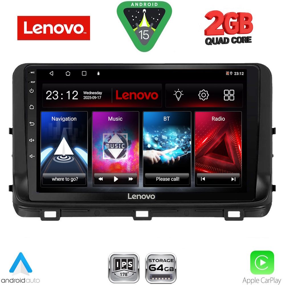 Βλησαρούλης Car Center - LENOVO LVD 2303_CPA (10inc) MULTIMEDIA TABLET for KIA CEED - XCEED mod. 2018-2022