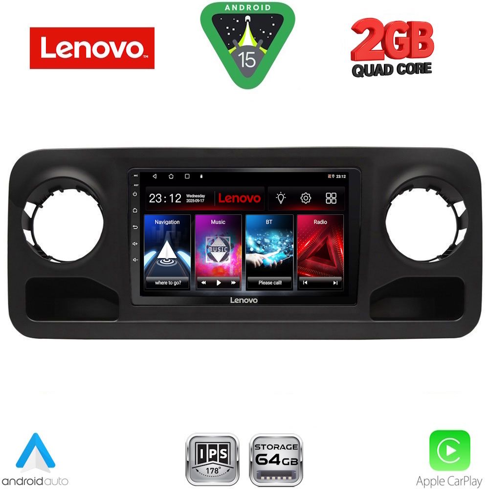 Βλησαρούλης Car Center - LENOVO LVD 2424_CPA (10inc) MULTIMEDIA TABLET for MERCEDES SPRINTER mod. 2018-2026
