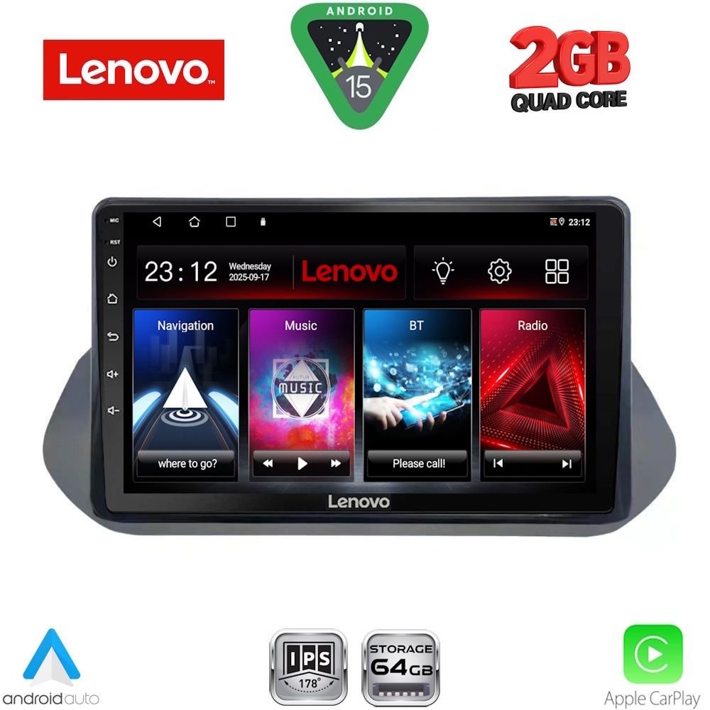 Βλησαρούλης Car Center - LENOVO LVD 2469_CPA (10inc) MULTIMEDIA TABLET for NISSAN QASHQAI mod. 2021-2024