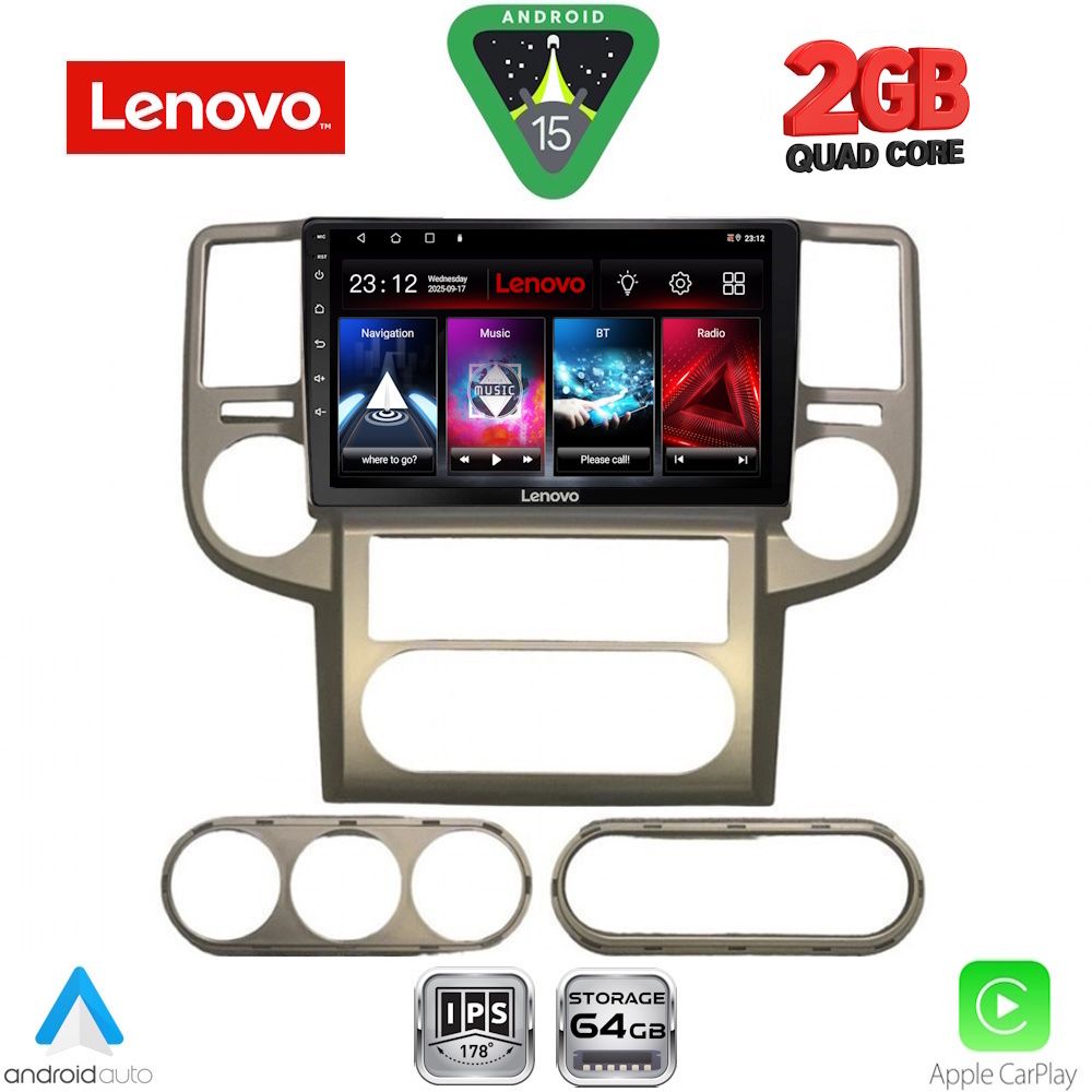 Βλησαρούλης Car Center - LENOVO LVD 2475_CPA (10inc) MULTIMEDIA TABLET for NISSAN XTRAIL mod. 2004-2007