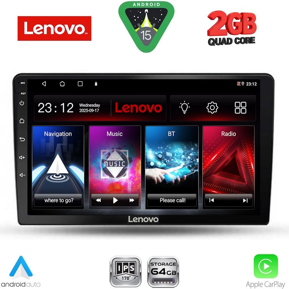 Βλησαρούλης Car Center - LENOVO LVD 2476_CPA (10inc) MULTIMEDIA TABLET for NISSAN XTRAIL mod. 2004-2007