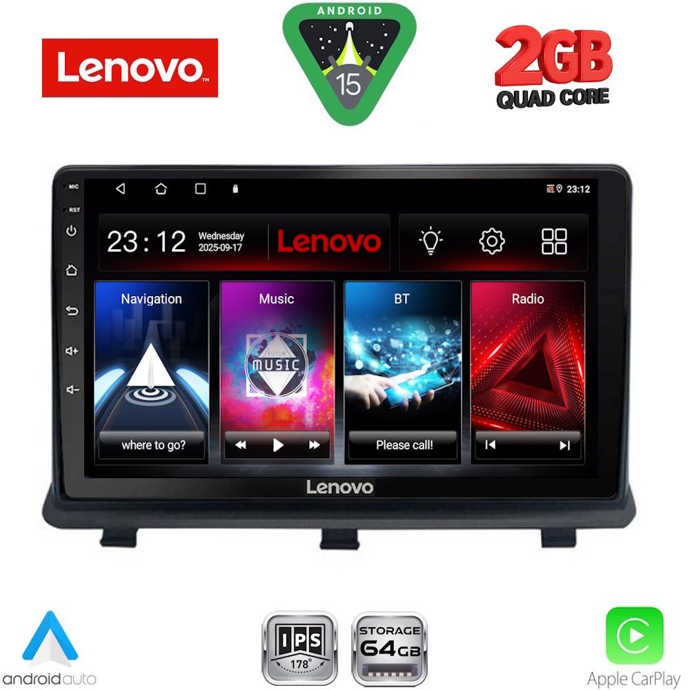 Βλησαρούλης Car Center - LENOVO LVD 2480_CPAA (9inc) MULTIMEDIA TABLET for OPEL ANTARA mod. 2006-2016