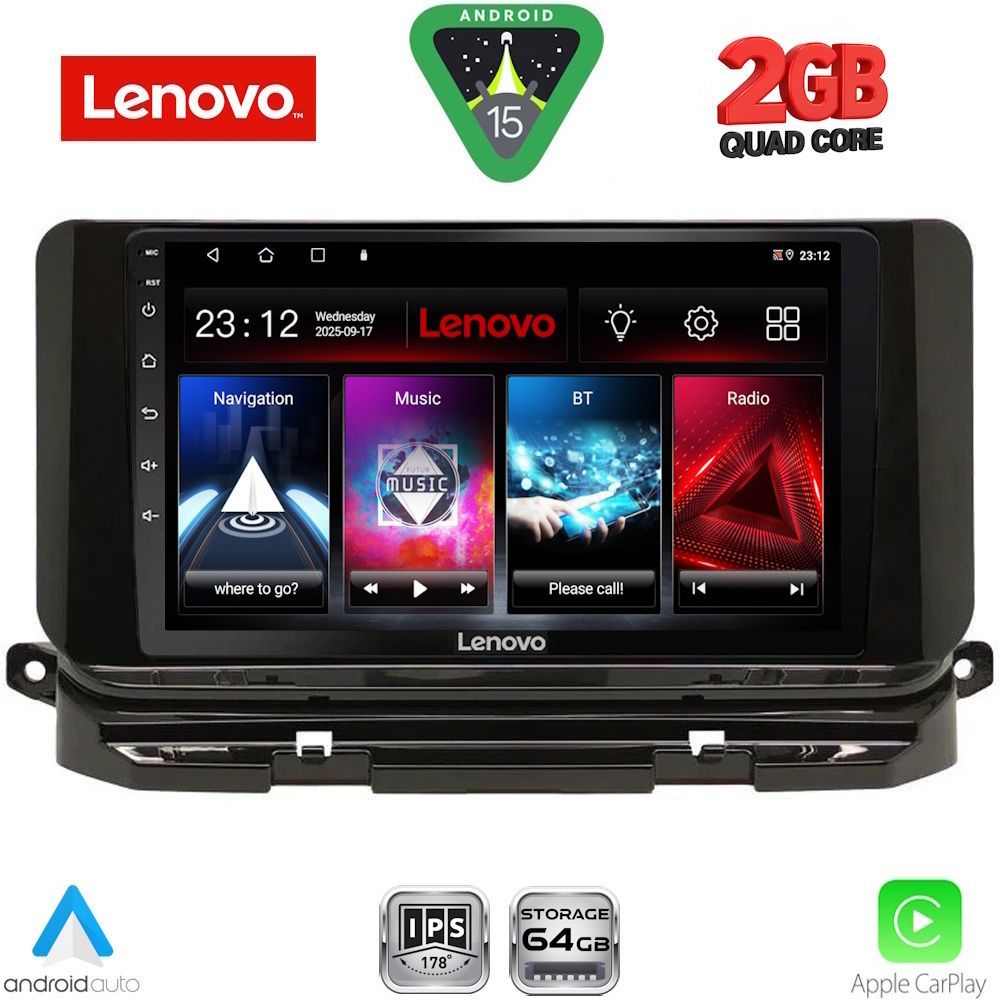 Βλησαρούλης Car Center - LENOVO LVD 2598_CPA (10inc) MULTIMEDIA TABLET for SKODA OCTAVIA 8 mod. 2021-2026