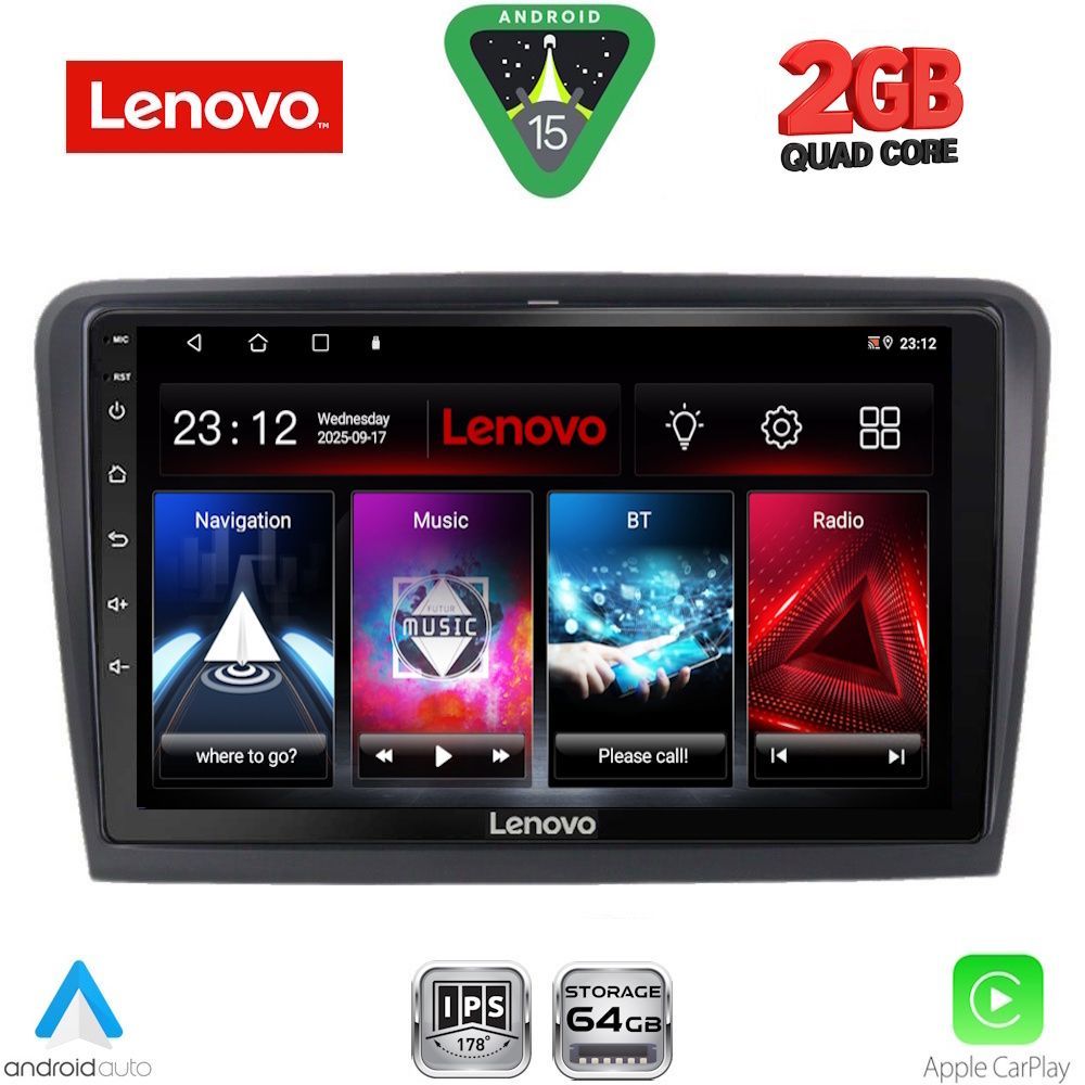 Βλησαρούλης Car Center - LENOVO LVD 2604B_CPA (10inc) MULTIMEDIA TABLET for SKODA SUPERB mod. 2008-2015
