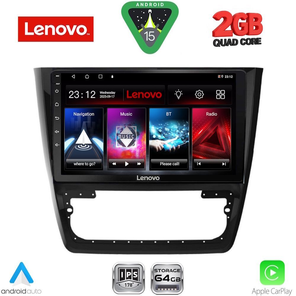 Βλησαρούλης Car Center - LENOVO LVD 2610_CPA (10inc) MULTIMEDIA TABLET for SKODA YETI mod. 2014-2018