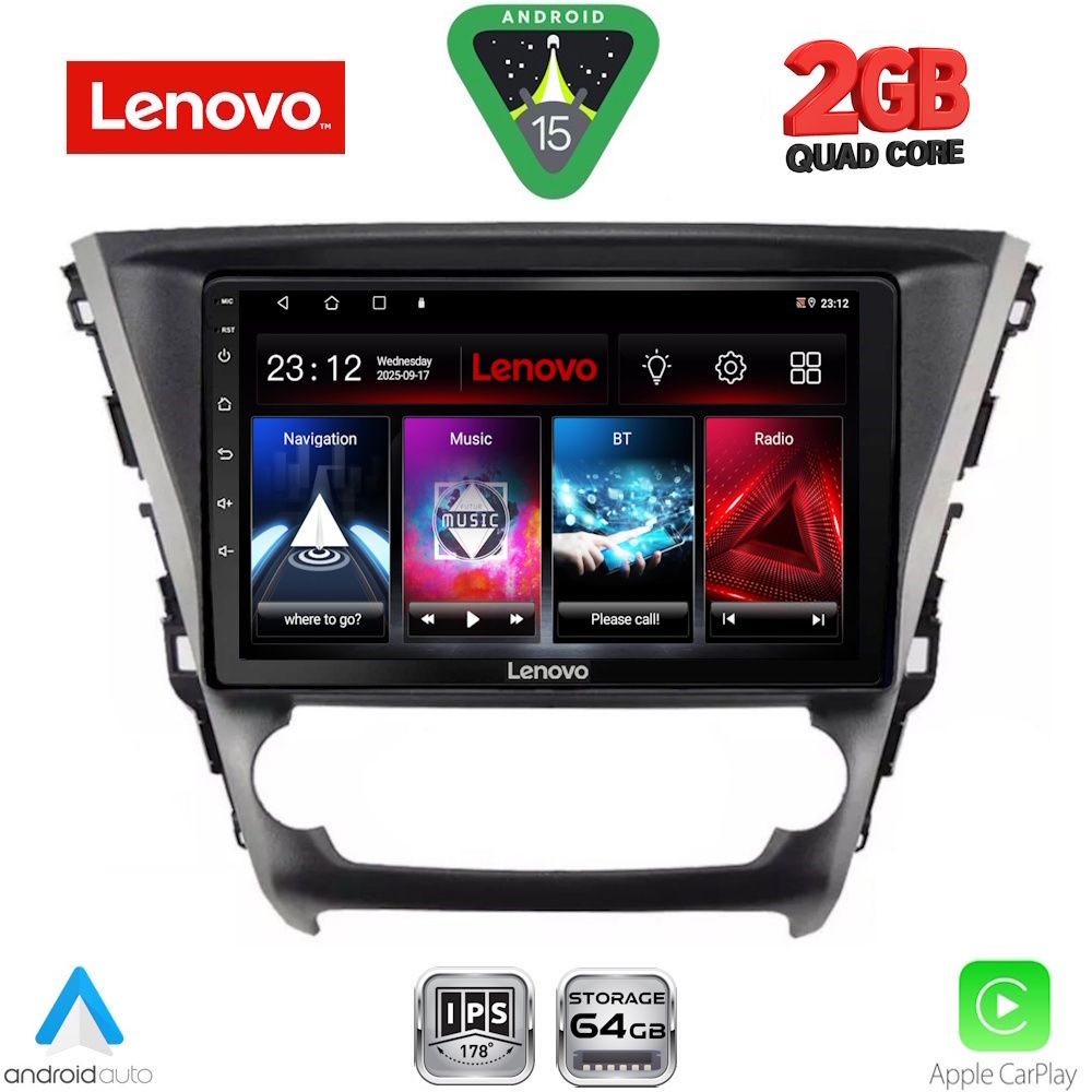 Βλησαρούλης Car Center - LENOVO LVD 2706_CPA (10inc) MULTIMEDIA TABLET for TOYOTA AVENSIS mod. 2016-2019