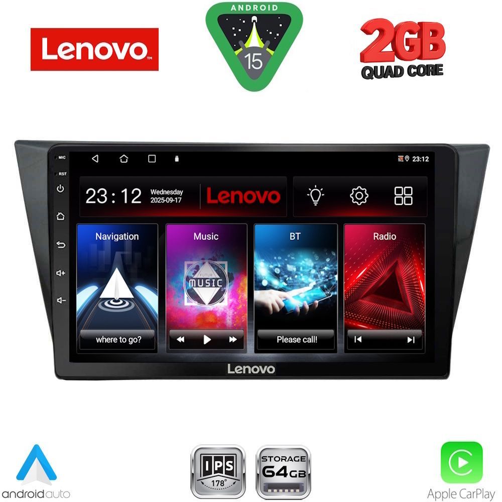 Βλησαρούλης Car Center - LENOVO LVD 2761_CPA (10inc) MULTIMEDIA TABLET for VW TIGUAN mod. 2016-2024