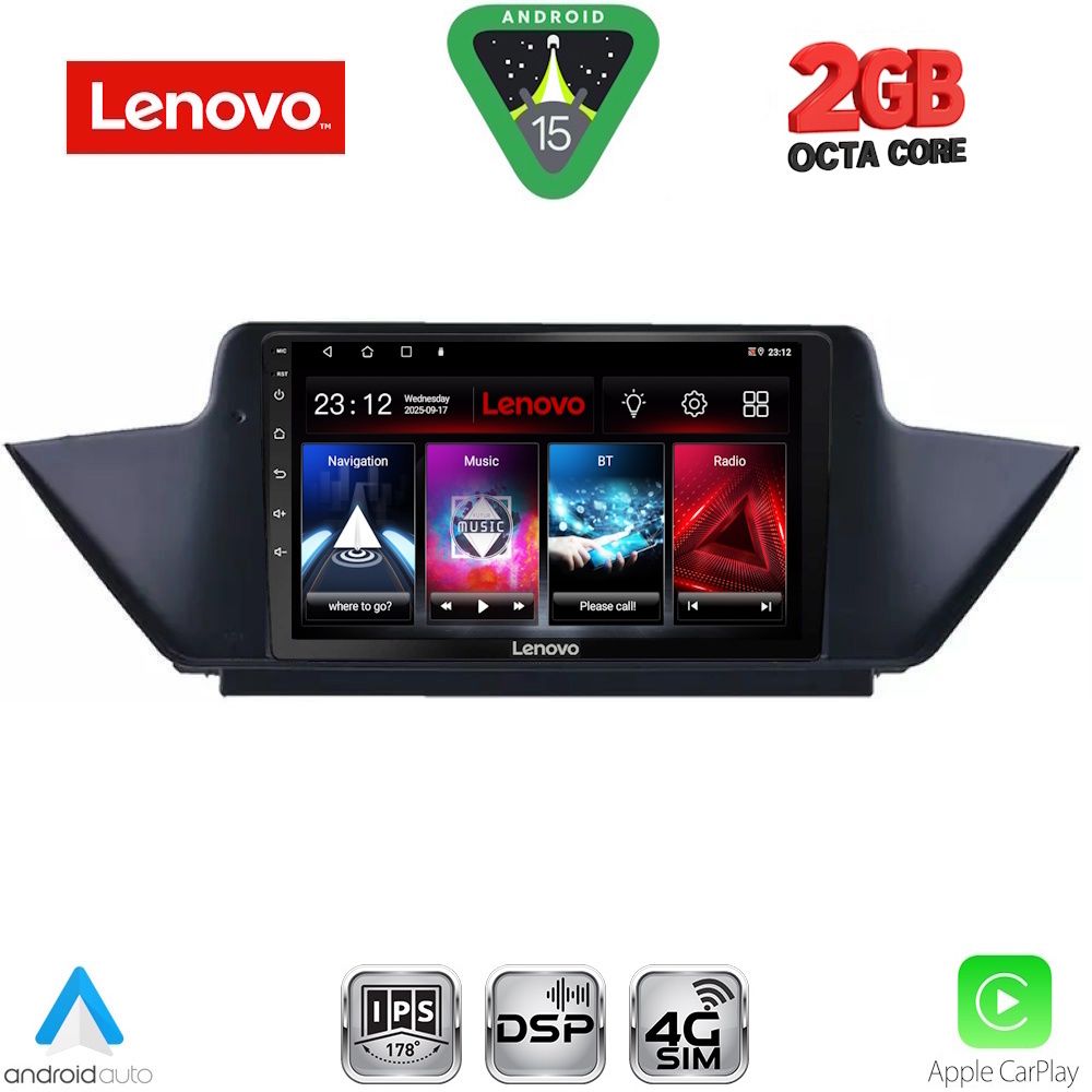 Βλησαρούλης Car Center - LENOVO LVF 5056_CPA (10inc) MULTIMEDIA TABLET for BMW X1 mod. 2009-2015