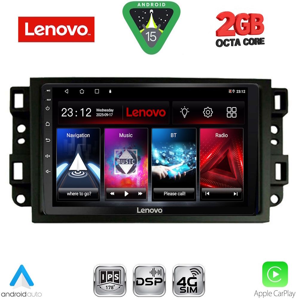 Βλησαρούλης Car Center - LENOVO LVF 5070_CPA (10inc) MULTIMEDIA TABLET for CHEVROLET ALL mod. 2004-2011