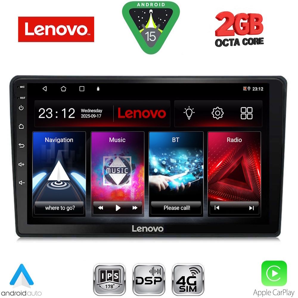 Βλησαρούλης Car Center - LENOVO LVF 5086_CPA (10inc) MULTIMEDIA TABLET for CITROEN C4 - DS4 mod. 2018-2025
