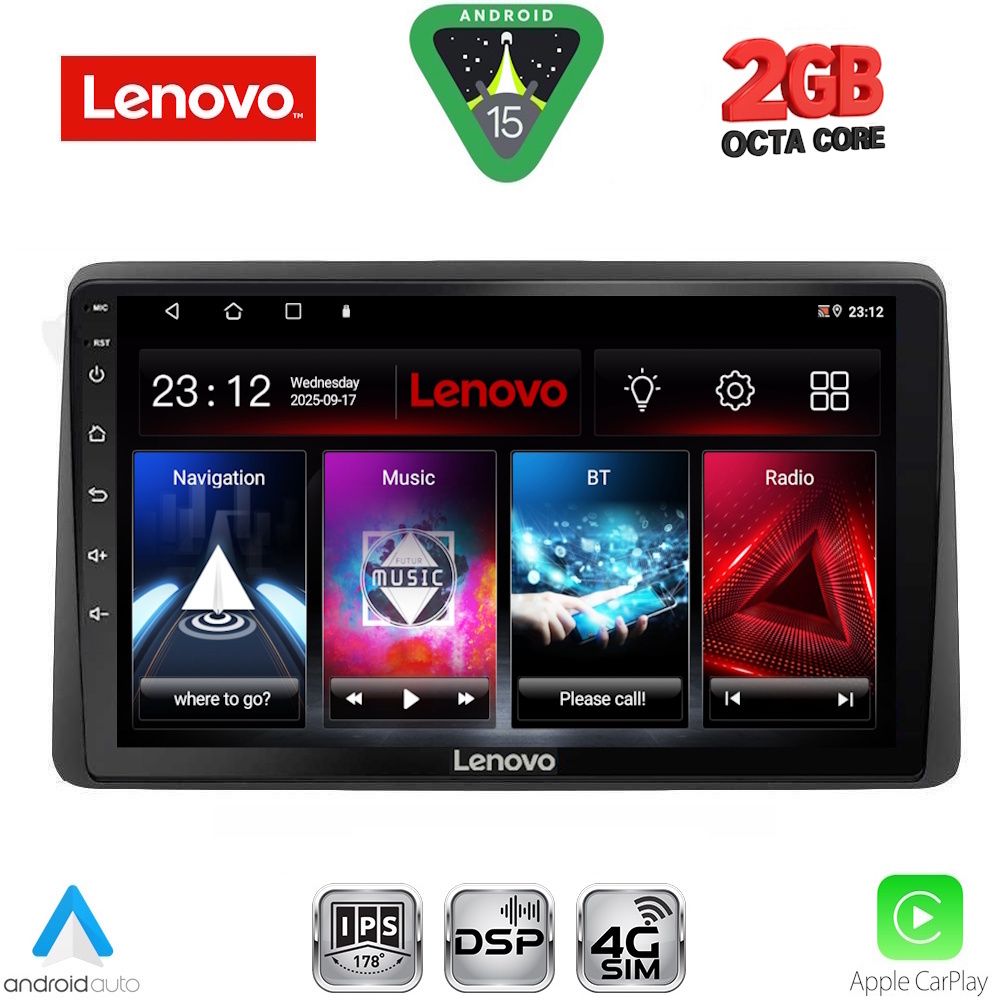 Βλησαρούλης Car Center - LENOVO LVF 5104_CPA (10inc) MULTIMEDIA TABLET for DACIA DUSTER mod. 2019-2026