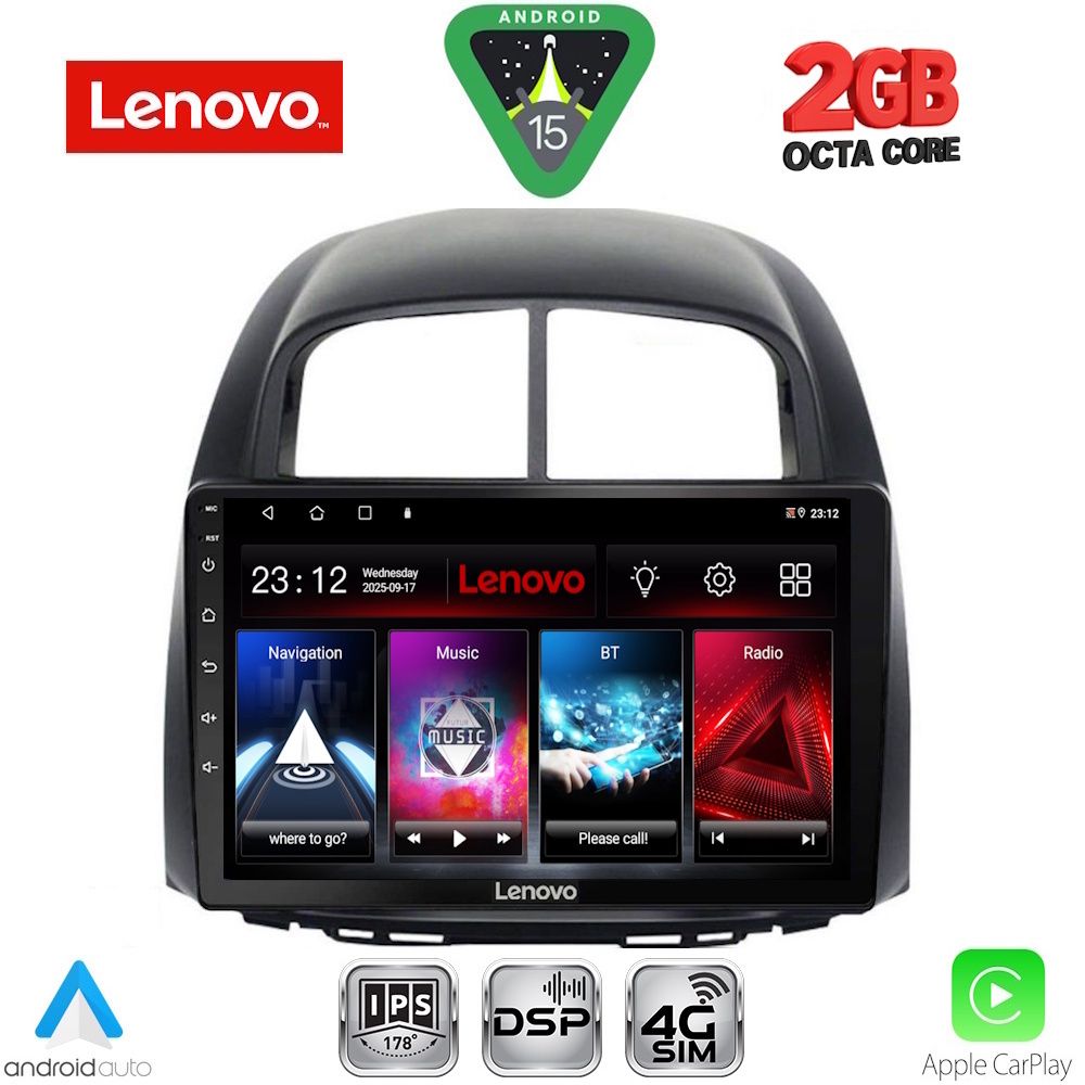 Βλησαρούλης Car Center - LENOVO LVF 5124_CPA (10inc) MULTIMEDIA TABLET for DAIHATSU SIRION mod. 2006-2012