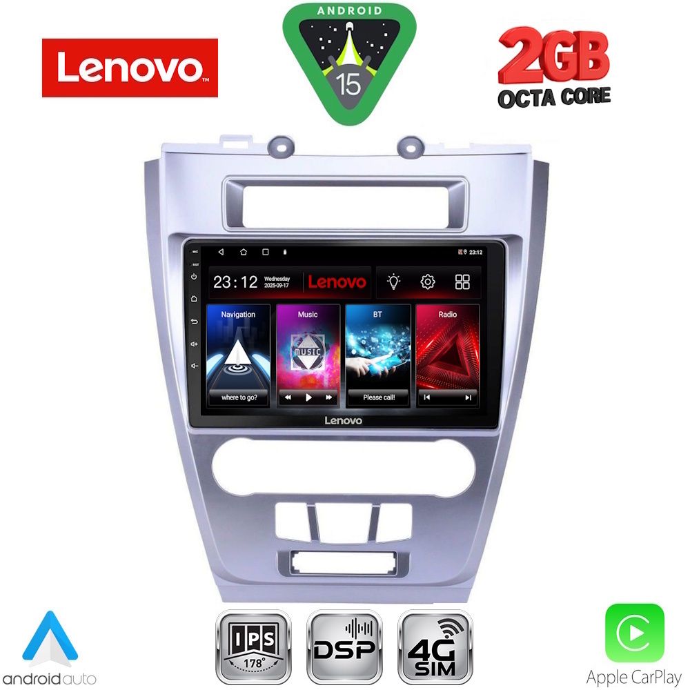 Βλησαρούλης Car Center - LENOVO LVF 5159_CPA (10inc) MULTIMEDIA TABLET for FORD FUSION mod. 2012-2017