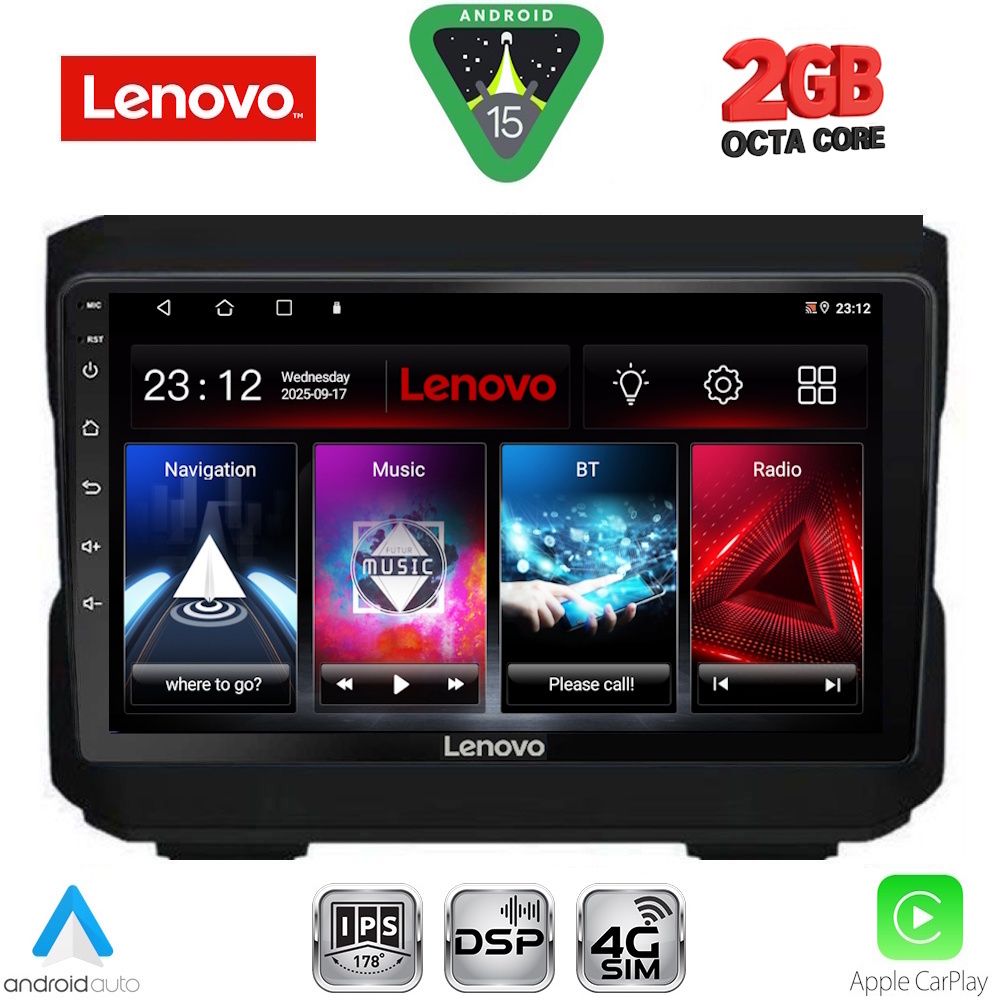 Βλησαρούλης Car Center - LENOVO LVF 5272_CPA (10inc) MULTIMEDIA TABLET for JEEP mod. 2007-2014 – DODGE mod. 2007-2014