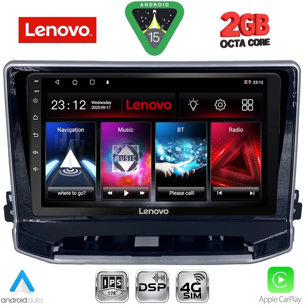 Βλησαρούλης Car Center - LENOVO LVF 5279_CPA (10inc) MULTIMEDIA TABLET for JEEP COMPASS mod. 2022-2026