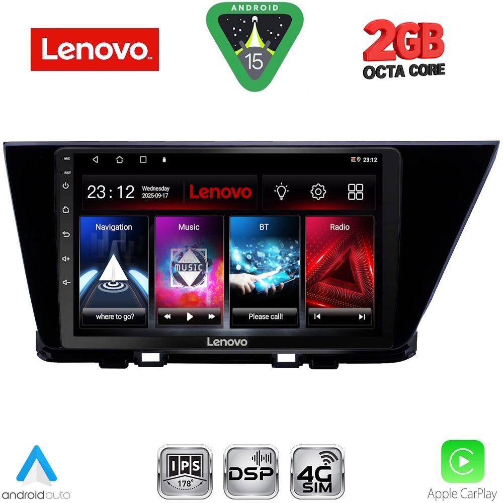 Βλησαρούλης Car Center - LENOVO LVF 5305_CPA (9inc) MULTIMEDIA TABLET for KIA NIRO mod. 2017-2021