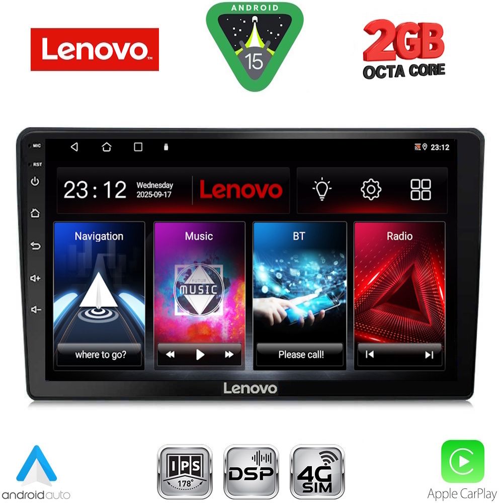Βλησαρούλης Car Center - LENOVO LVF 5360_CPA (9inc) MULTIMEDIA TABLET for MAZDA 2 mod. 2002-2007