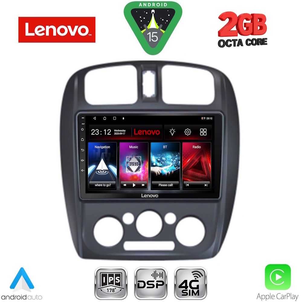 Βλησαρούλης Car Center - LENOVO LVF 5363_CPA (9inc) MULTIMEDIA TABLET for MAZDA 323 mod. 1998-2004