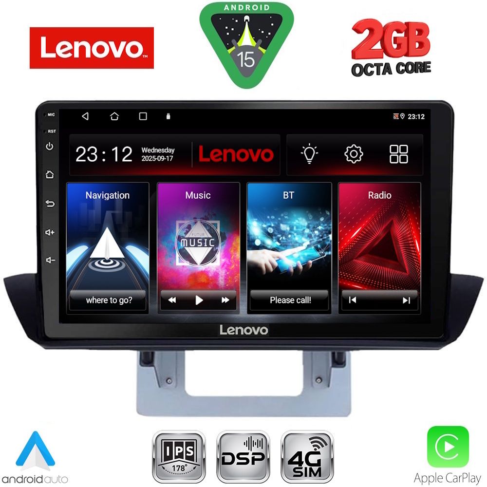 Βλησαρούλης Car Center - LENOVO LVF 5364_CPA DASH (9inc) MULTIMEDIA TABLET for MAZDA BT50 mod. 2012-2019