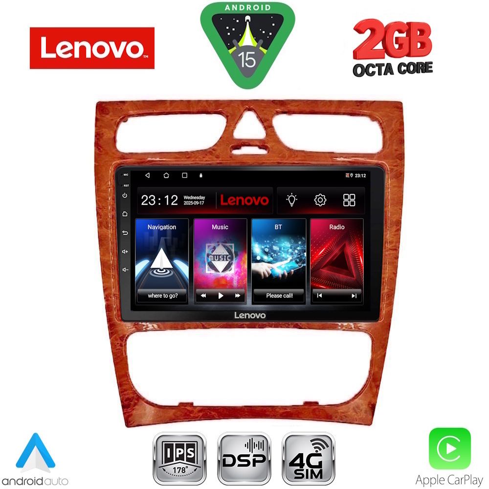 Βλησαρούλης Car Center - LENOVO LVF 5402CH_CPA (9inc) MULTIMEDIA TABLET for MERCEDES C (W203) mod. 1999-2004