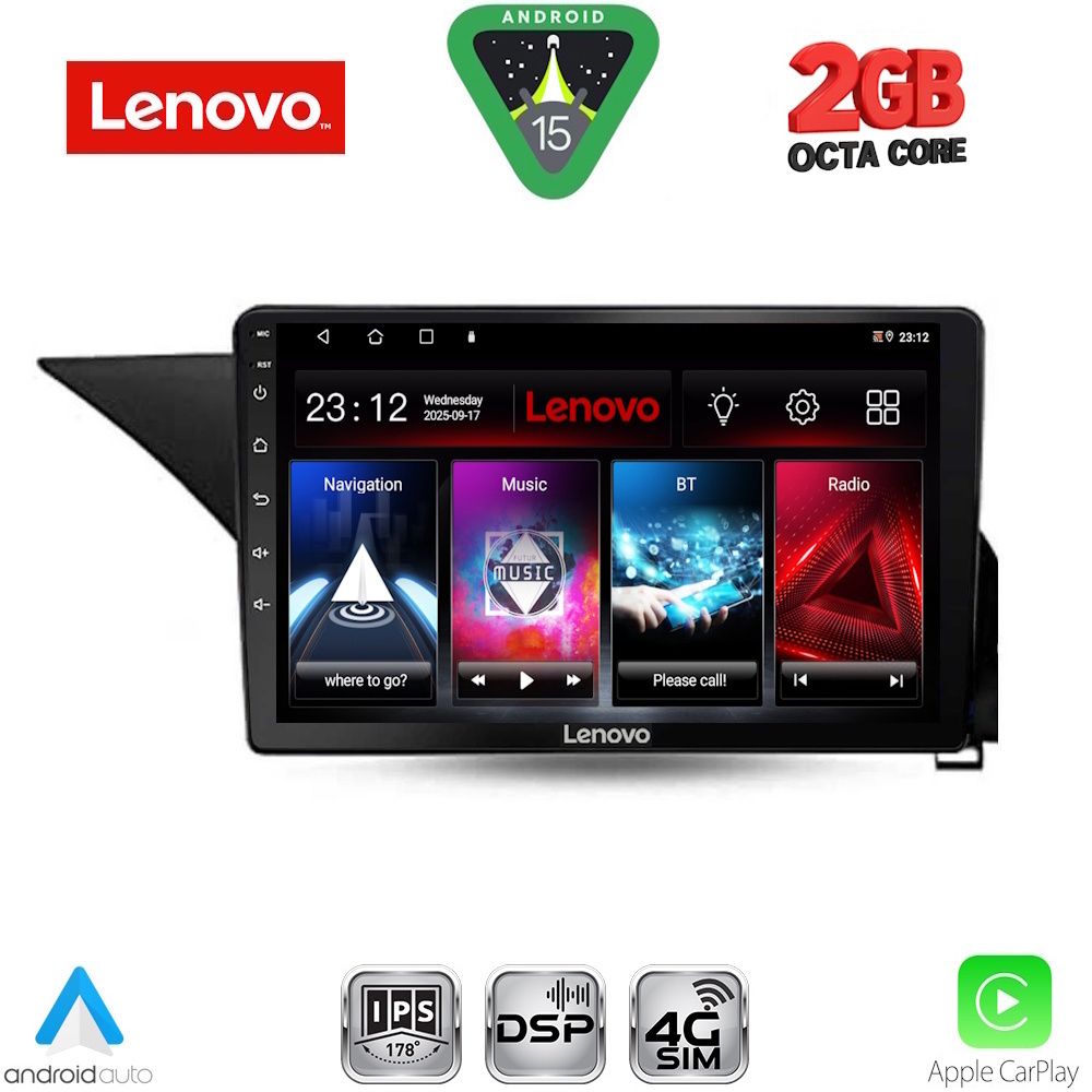 Βλησαρούλης Car Center - LENOVO LVF 5410_CPA (10inc) MULTIMEDIA TABLET for MERCEDES E (W212) mod. 2012-2014 (NTG 4.5)
