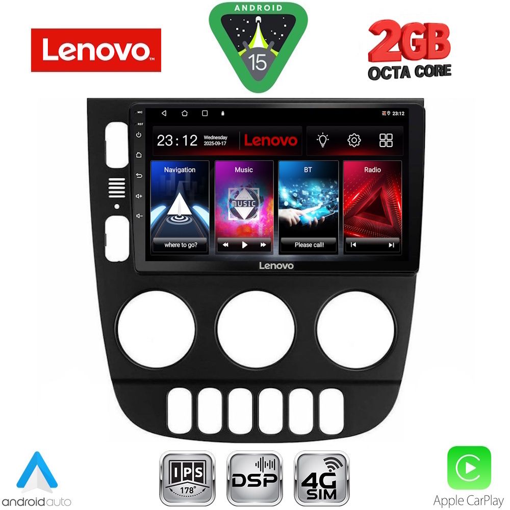 Βλησαρούλης Car Center - LENOVO LVF 5413_CPA (9inc) MULTIMEDIA TABLET for MERCEDES ML (W163) mod. 2002-2005