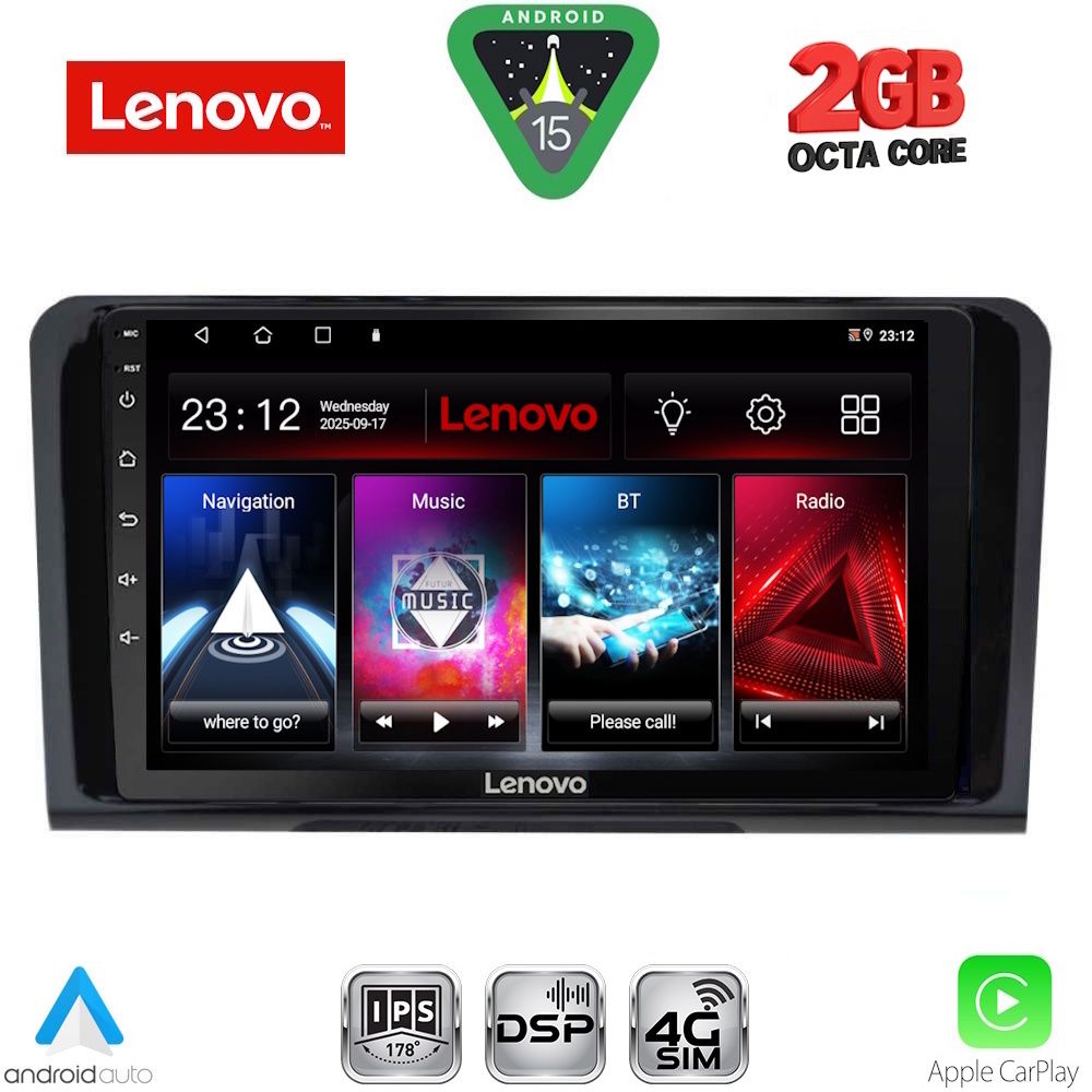 Βλησαρούλης Car Center - LENOVO LVF 5414_CPA (9inc) MULTIMEDIA TABLET for MERCEDES ML (W164) – GL (X164) mod. 2005-2011