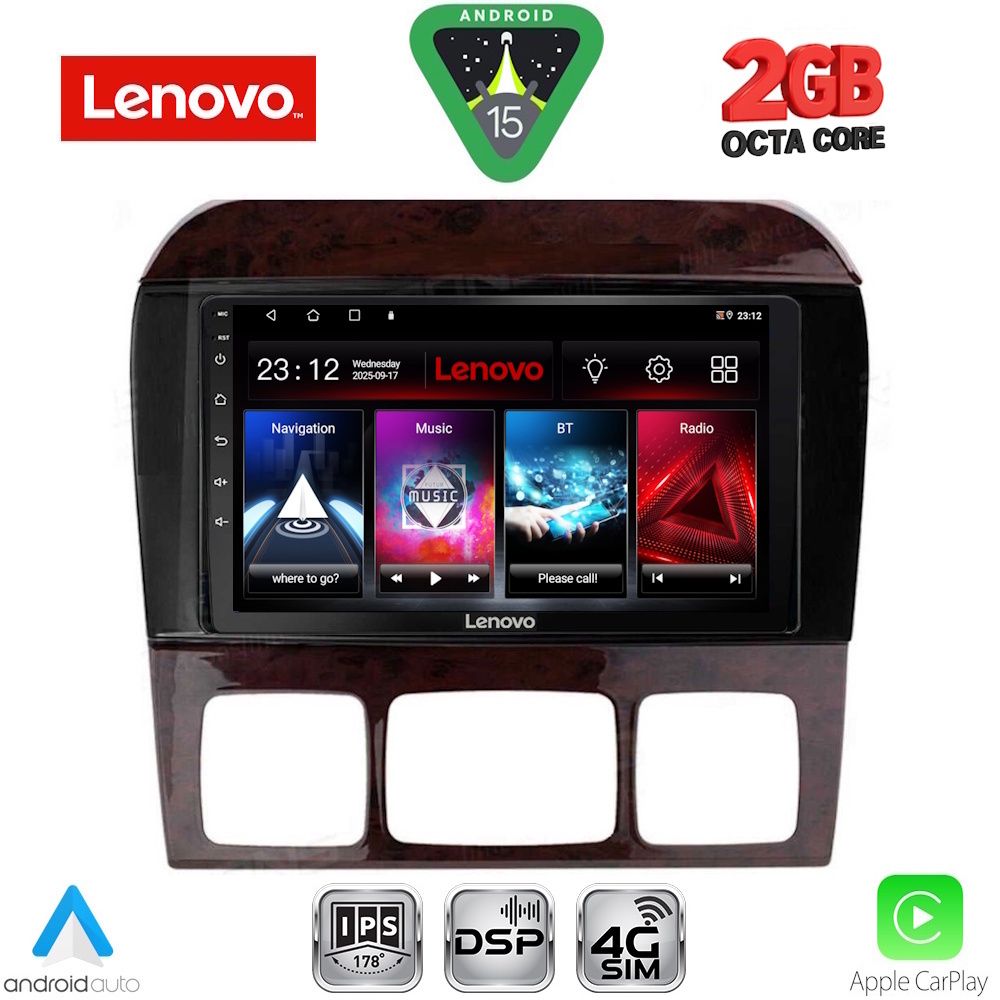 Βλησαρούλης Car Center - LENOVO LVF 5426_CPA (9inc) MULTIMEDIA TABLET for MERCEDES S (W220)  mod. 1998-2005