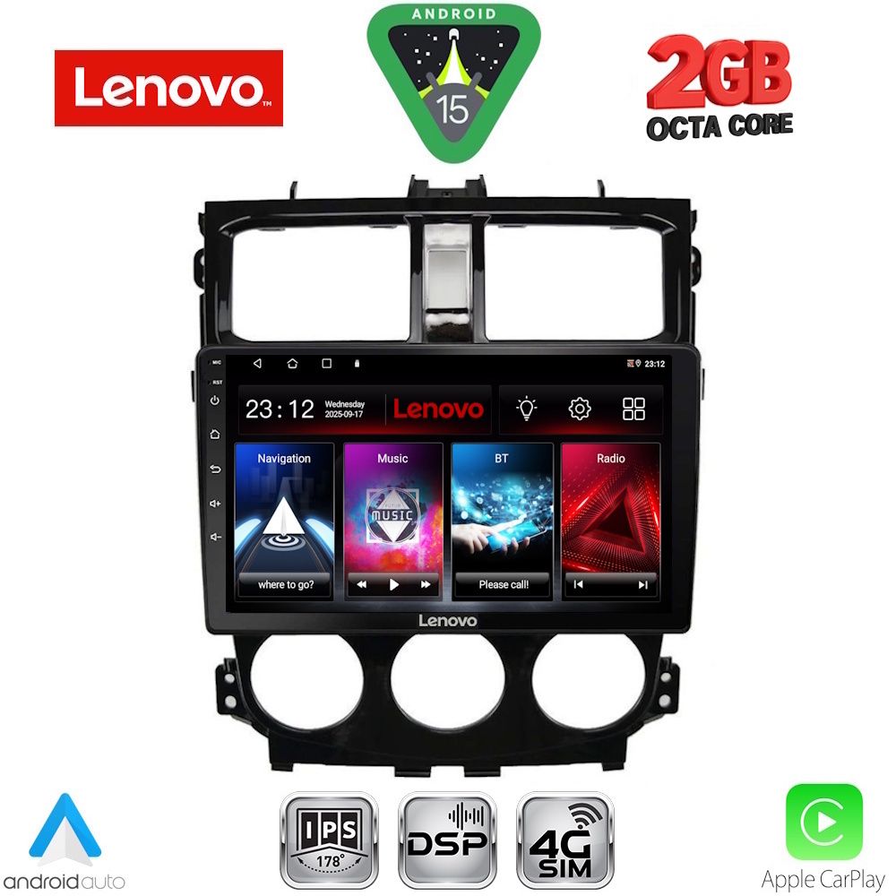 Βλησαρούλης Car Center - LENOVO LVF 5435_CPA (9inc) MULTIMEDIA TABLET for MITSUBISHI COLT mod. 2013-2023