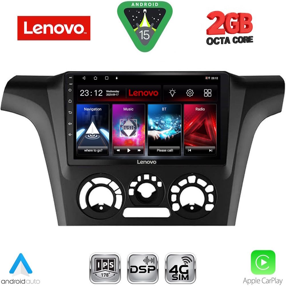 Βλησαρούλης Car Center - LENOVO LVF 5441_CPA A/C (9inc) MULTIMEDIA TABLET for MITSUBISHI OUTLANDER mod. 2001-2005