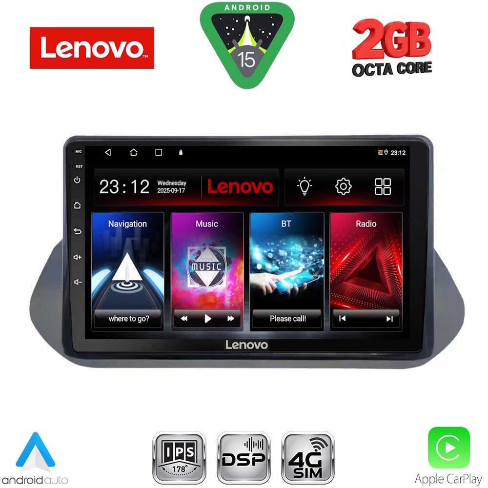 Βλησαρούλης Car Center - LENOVO LVF 5469_CPA (10inc) MULTIMEDIA TABLET for NISSAN QASHQAI mod. 2021-2024