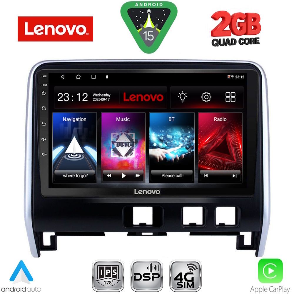 Βλησαρούλης Car Center - LENOVO LVF 5471_CPA (10inc) MULTIMEDIA TABLET for NISSAN SERENA mod. 2016-2022